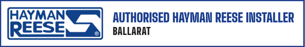 Authorised Hayman Reese Installer, Ballarat