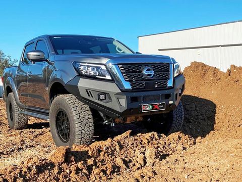EFS Xcape bullbar on a Nissan Navara